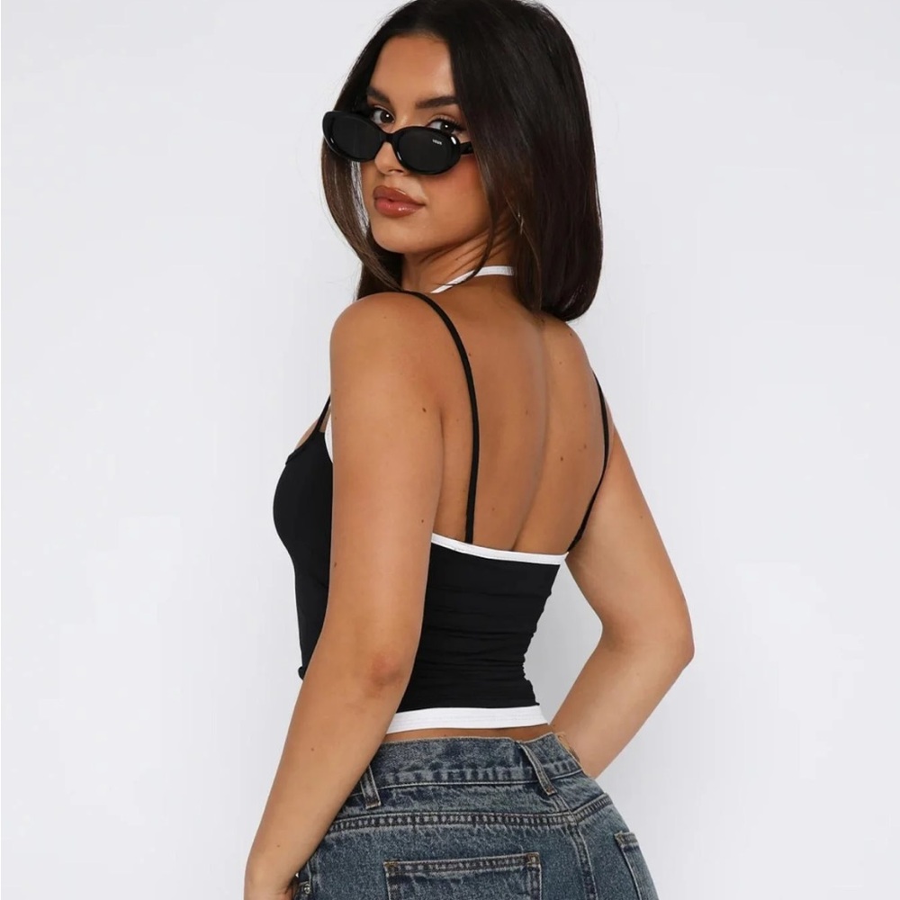 2 in 1 Black Spaghetti Strap Top